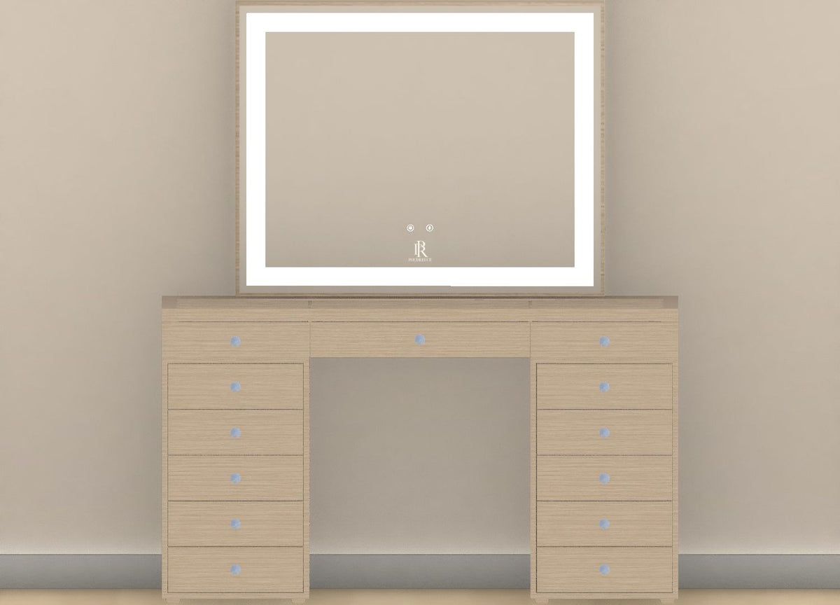 Individueller Schminktisch | {Breite} Cashmere Oak