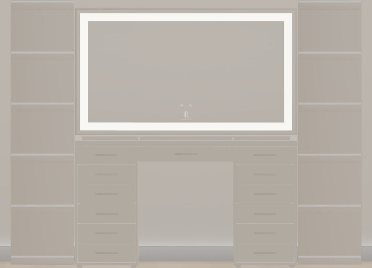 Individueller Schminktisch | 140cm Stone Greige