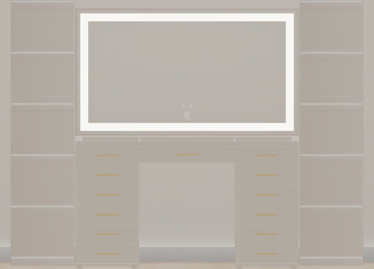 Individueller Schminktisch | 140cm Stone Greige